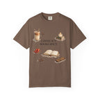 Coffee Icy, Books Spicy T-Shirt — Literary Coffee Lover Tee