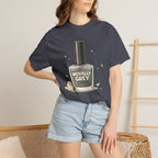T-Shirt — 'Morally Grey' Nail Polish Graphic Tee
