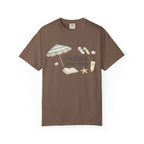 Beach Reading T-Shirt — "Tan Lines, Book Spines" Summer Graphic Tee