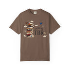 Death by TBR Book Stack T-Shirt — Reader Gift Graphic Tee
