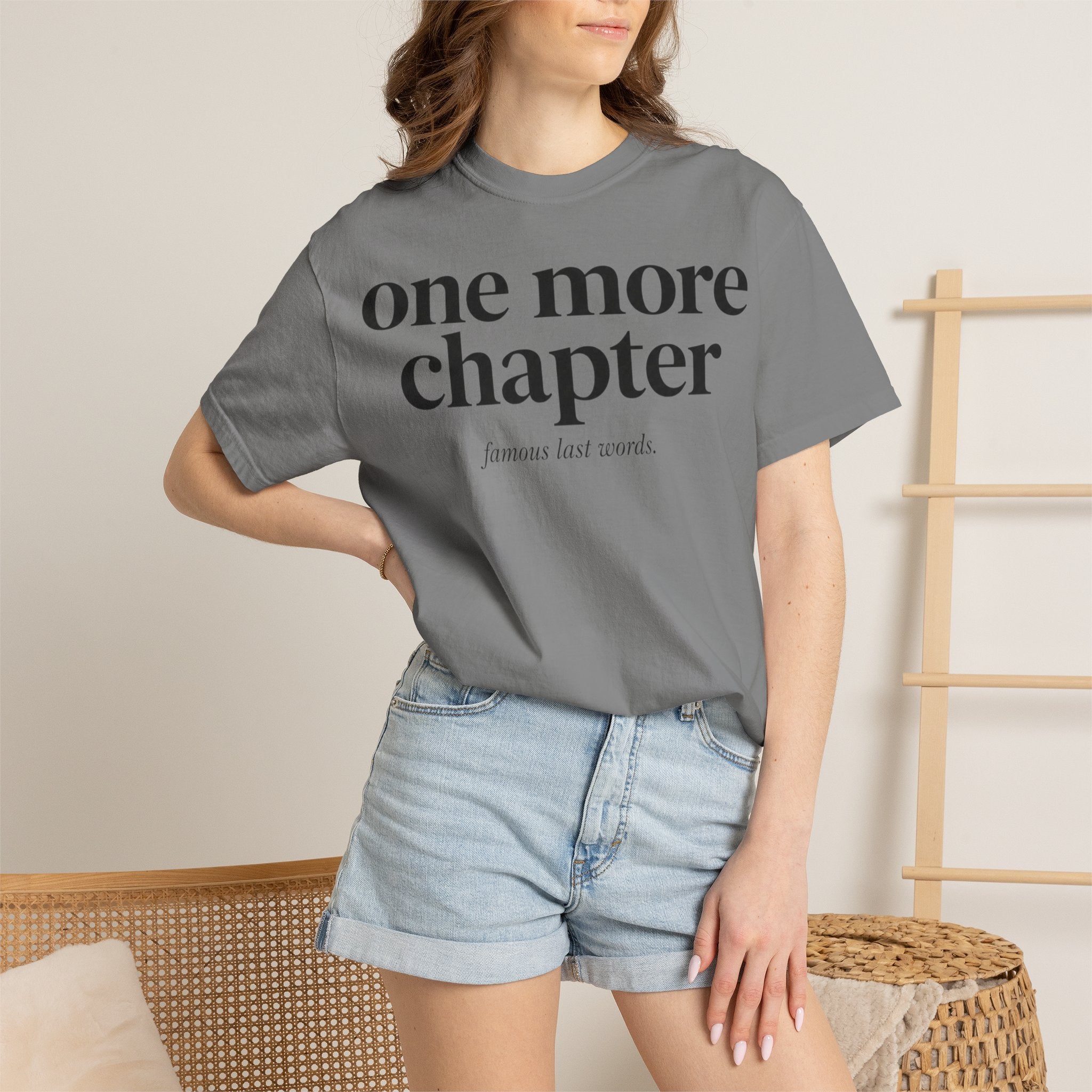 One More Chapter T-Shirt — Reading Lover Graphic Tee
