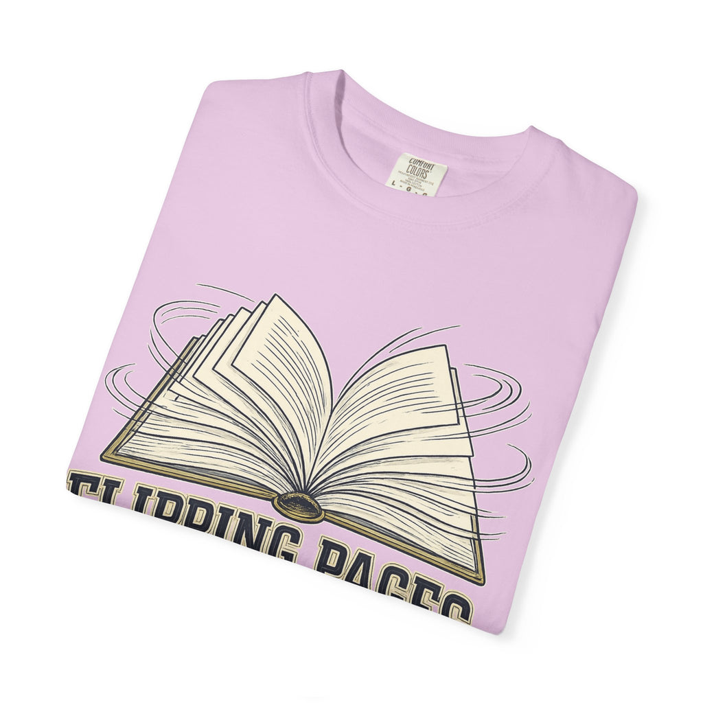 Book Lover T-Shirt — "Flipping Pages Is My Cardio" Graphic Tee