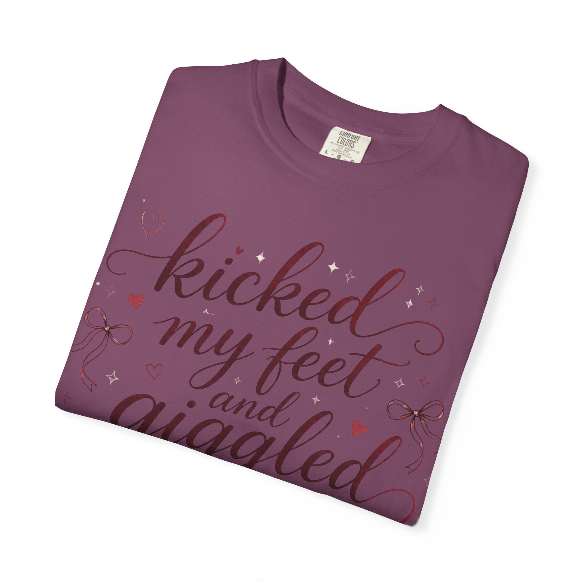 Kicked My Feet and Giggled Booklover T-Shirt