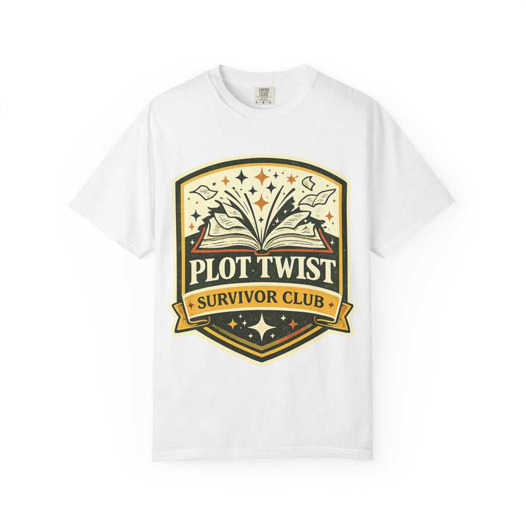 Plot Twist Survivor Club T-Shirt — Funny Book Lover Tee