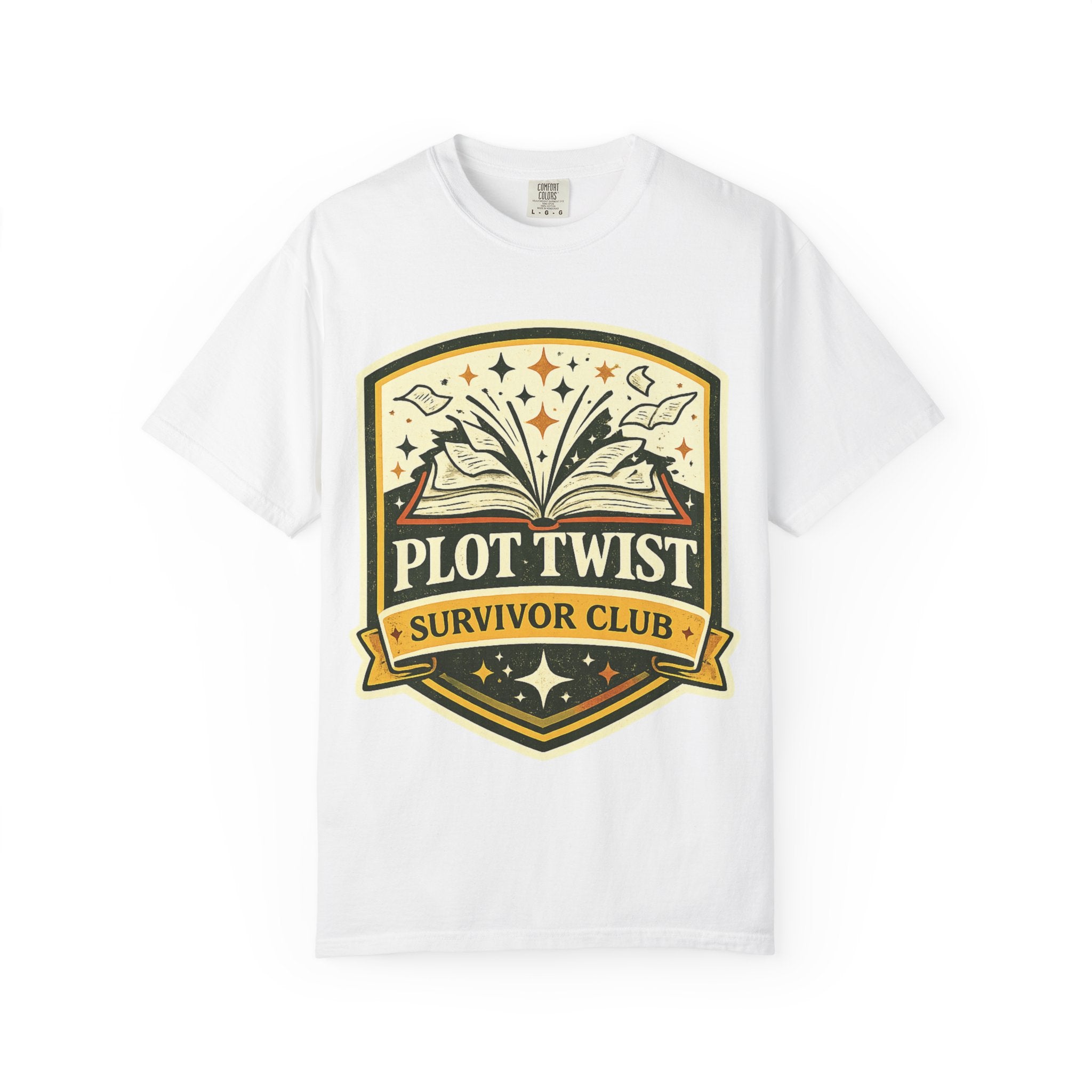 Plot Twist Survivor Club T-Shirt — Funny Book Lover Tee