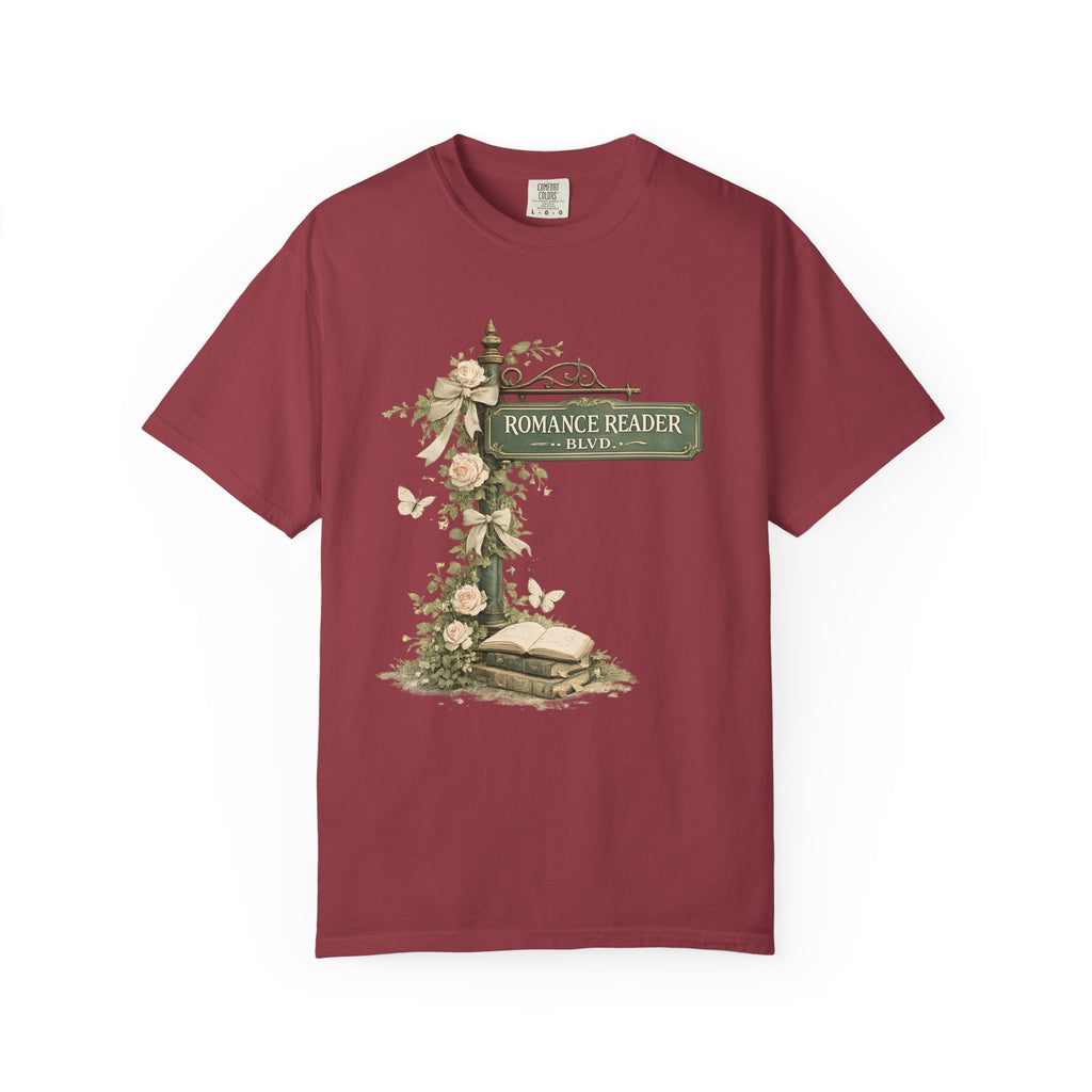 Romance Reader Vintage Floral T-Shirt