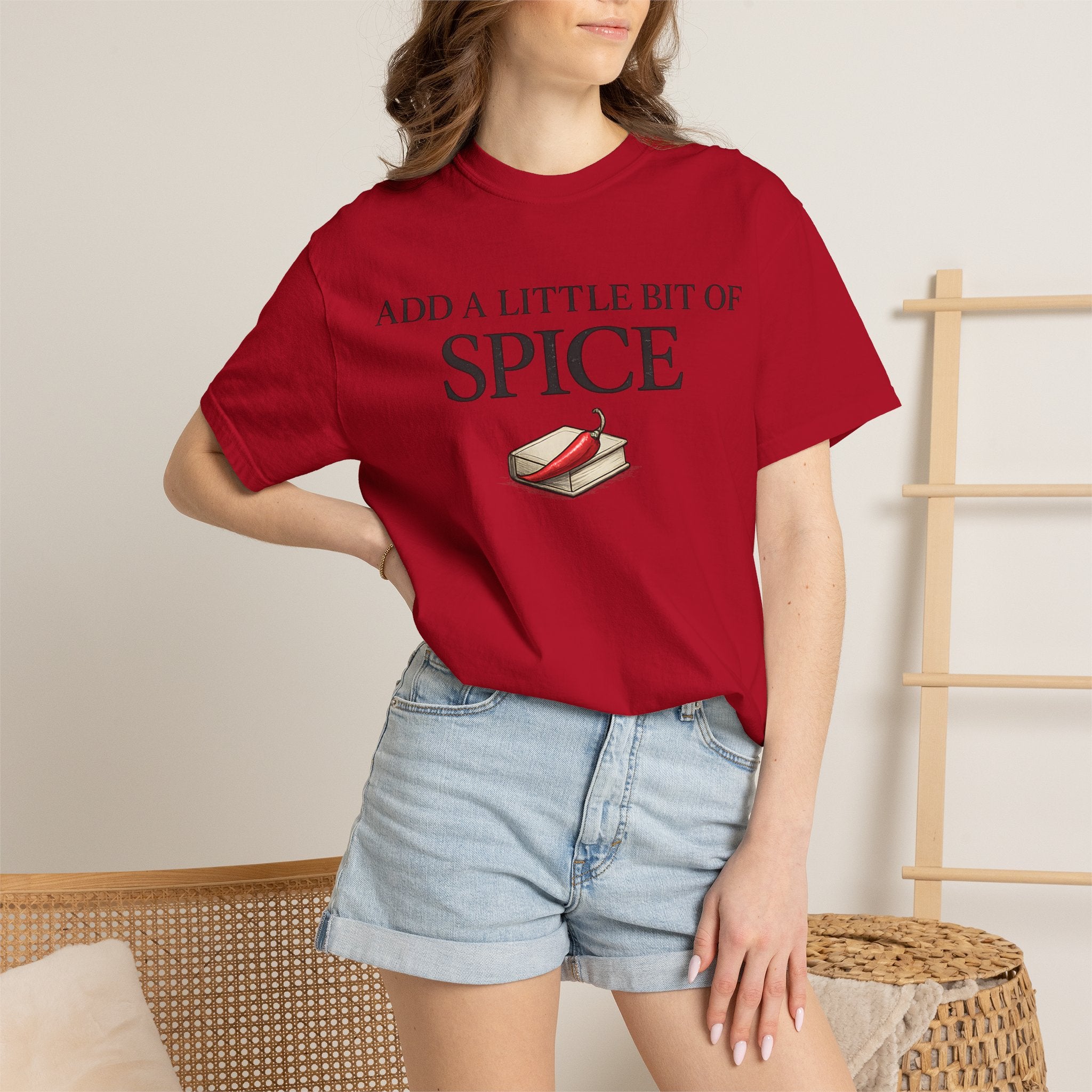 Spice Book T-Shirt — "Add a Little Bit of Spice" Graphic Tee