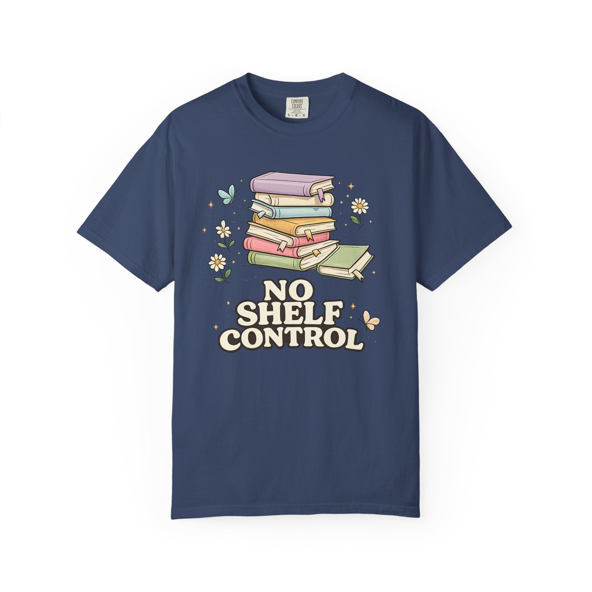 No Shelf Control Bookstack T-Shirt