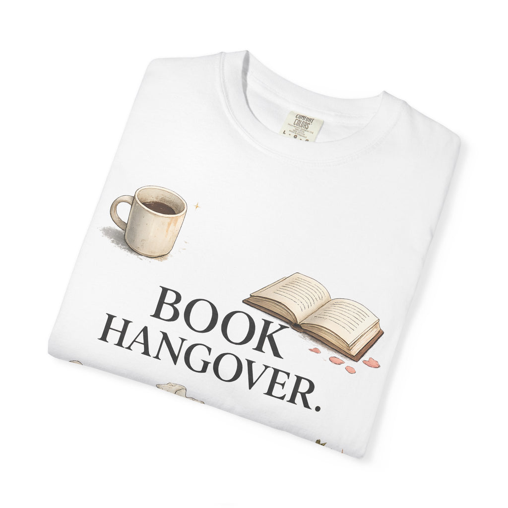 T-Shirt — "Book Hangover" Cozy Reading Tee