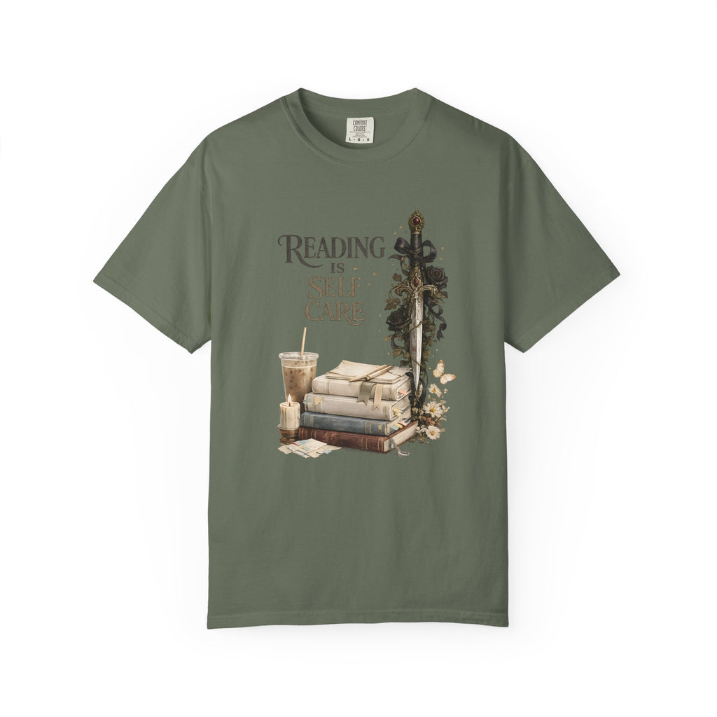 Reading Is Self Care T-Shirt — Cozy Book Lover Tee