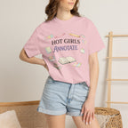 Hot Girls Annotate T-Shirt — Cute Study/Bookish Graphic Tee for Students & Readers