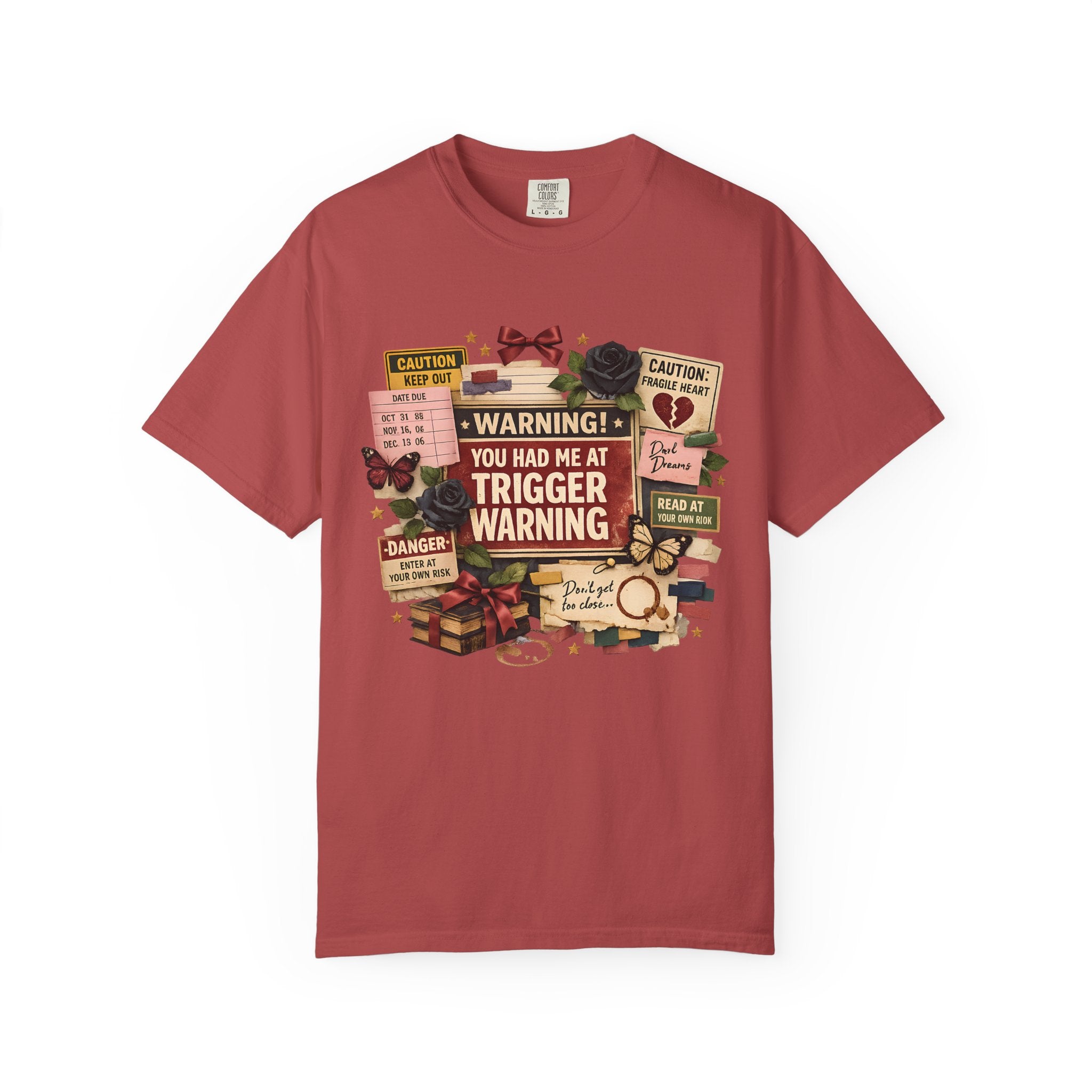 Trigger Warning Book Lover T‑Shirt — "You Had Me at Trigger Warning" Novel Fan Tee