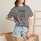 I Judge Books By Their Tropes T-Shirt — Funny Reader Literary Tee