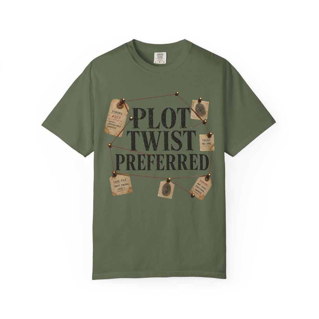 Plot Twist Preferred T-Shirt — Mystery Book Lover Tee