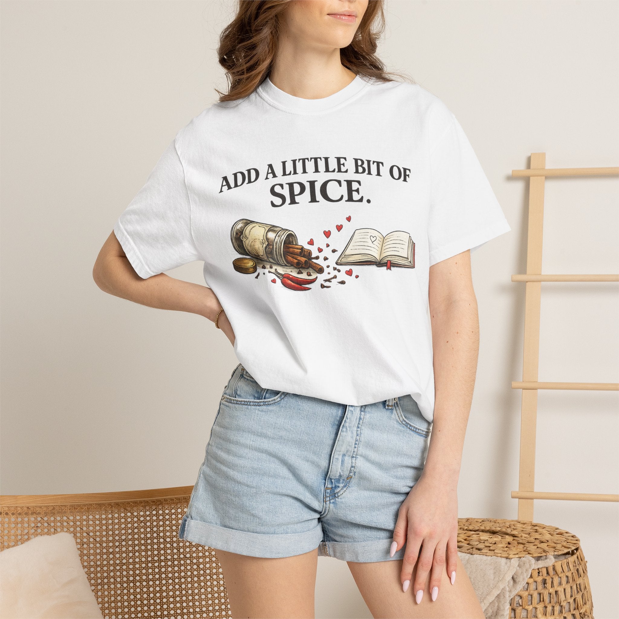 Add a Little Bit of Spice T-Shirt — Culinary & Cookbook Lover Tee