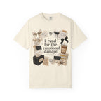 I Read For The Emotional Damage T-Shirt — Book Lover Graphic Tee