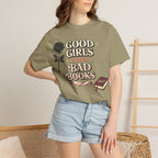 T-Shirt — "Good Girls Read Bad Books" Graphic Tee