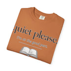 Quiet Please Book Lover T-Shirt — "i'm at the good part." Reading Tee