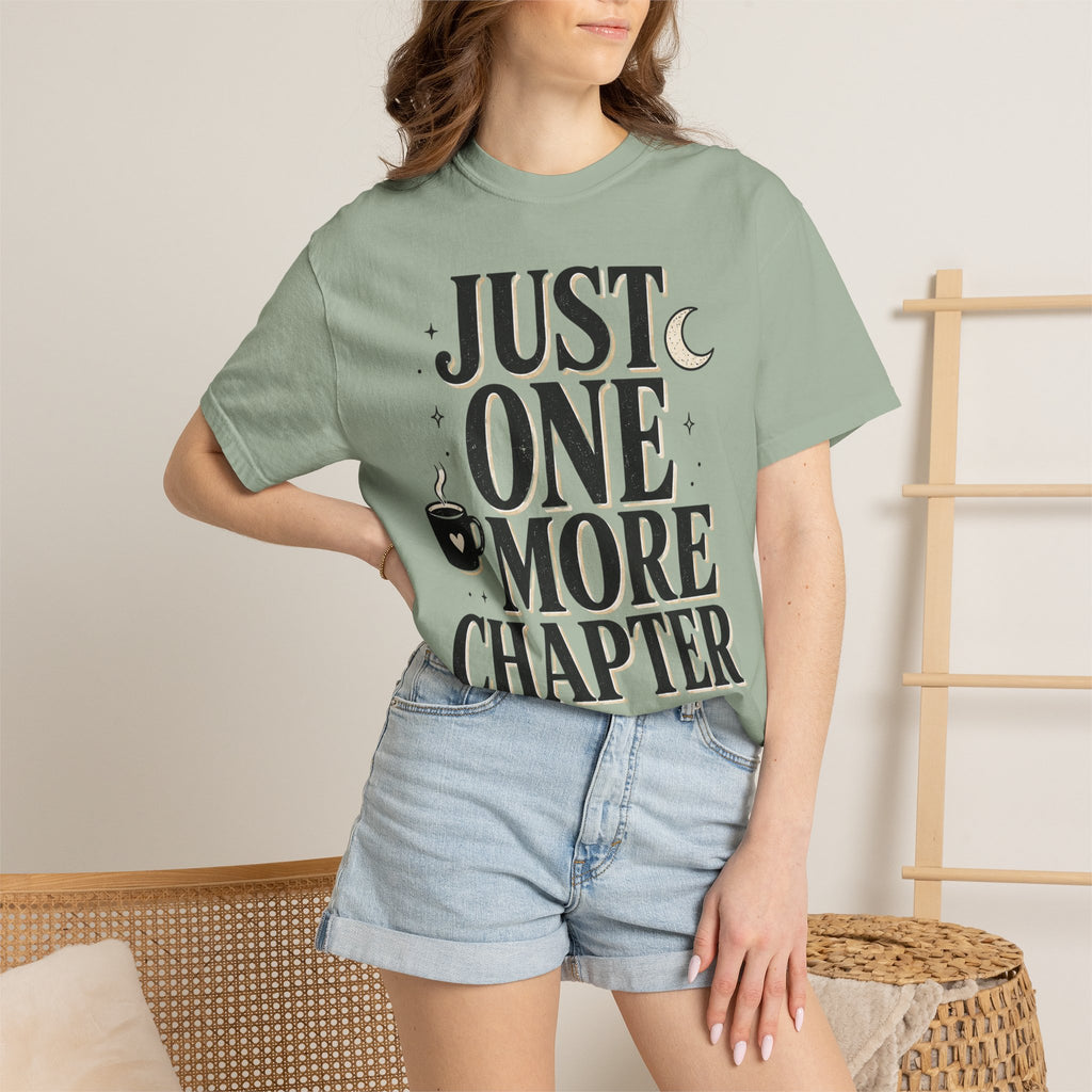 Just One More Chapter T-Shirt — Book Lover Graphic Tee