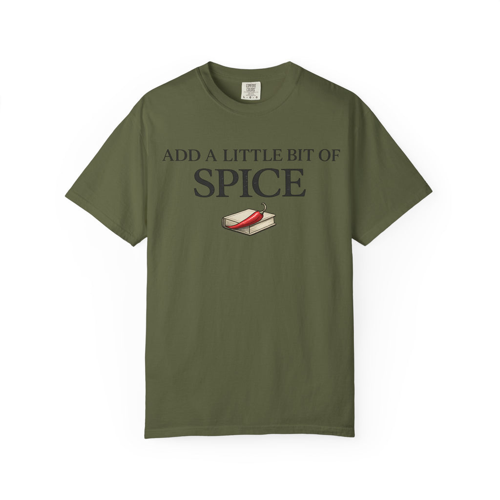 Spice Book T-Shirt — "Add a Little Bit of Spice" Graphic Tee