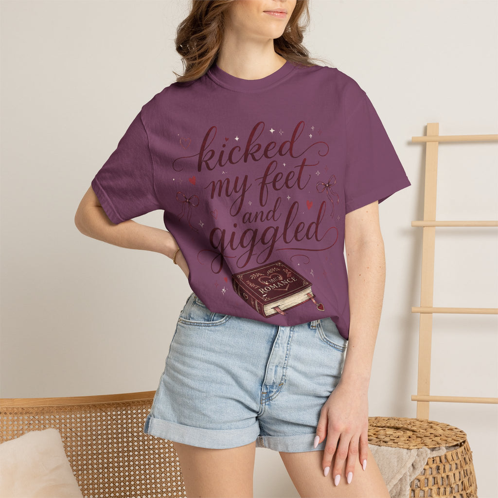 Kicked My Feet and Giggled Booklover T-Shirt