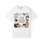 I Read For The Emotional Damage T-Shirt — Book Lover Graphic Tee