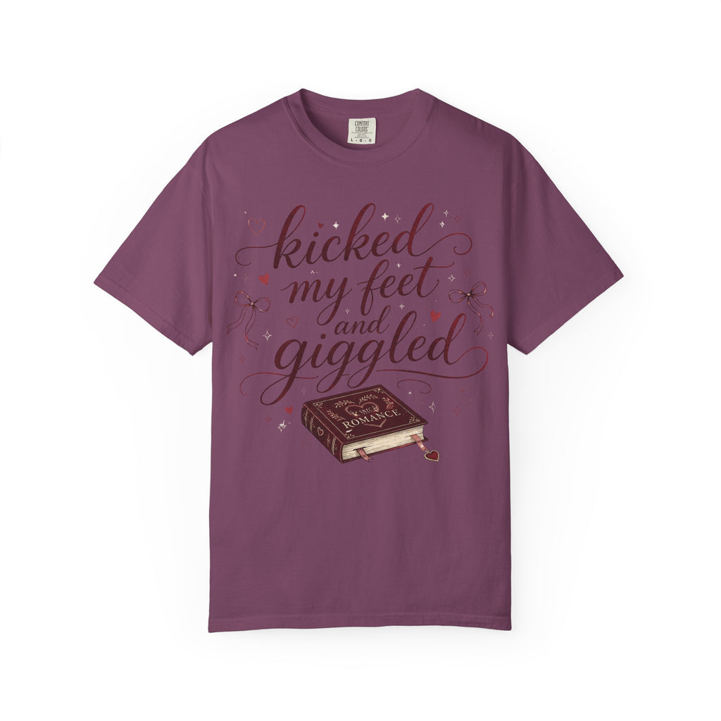 Kicked My Feet and Giggled Booklover T-Shirt