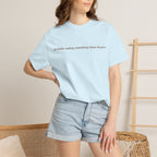 T-Shirt — "probably reading something about dragons" Minimal Bookish Graphic Tee