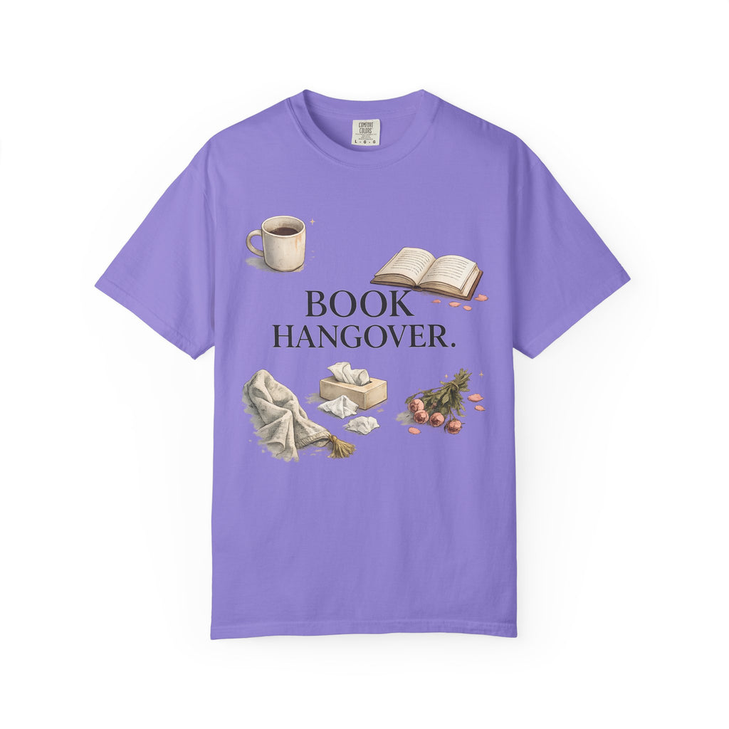 T-Shirt — "Book Hangover" Cozy Reading Tee