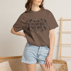 If Villain Bad… Why Not? T-Shirt — Gothic Floral Quote Tee