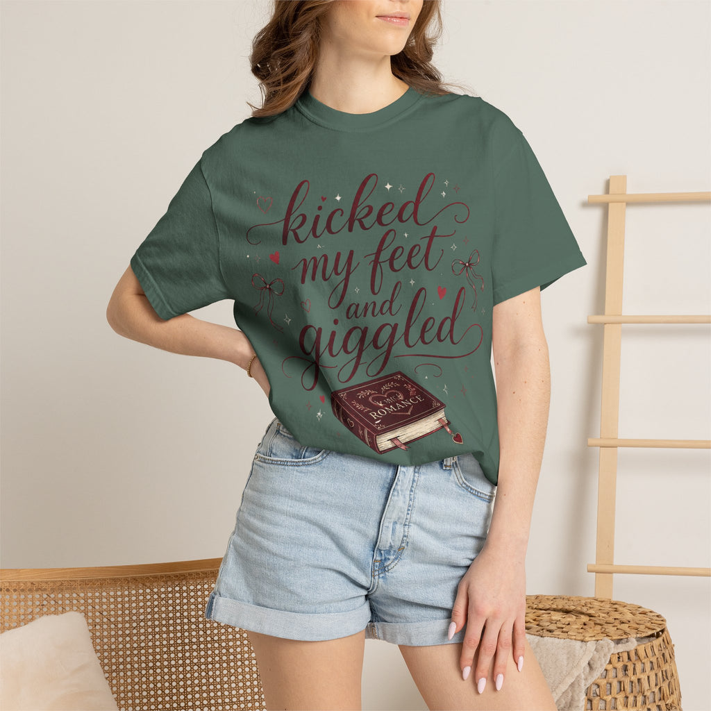 Kicked My Feet and Giggled Booklover T-Shirt