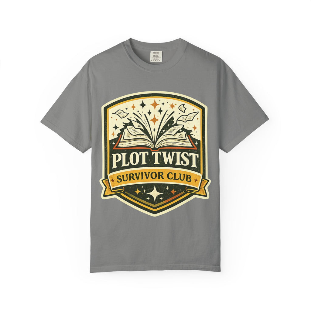 Plot Twist Survivor Club T-Shirt — Funny Book Lover Tee