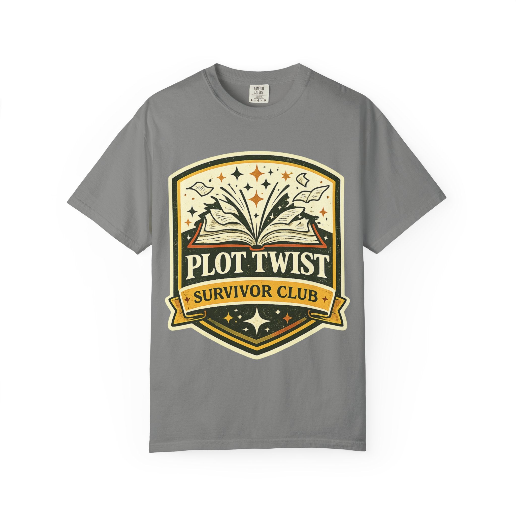 Plot Twist Survivor Club T-Shirt — Funny Book Lover Tee
