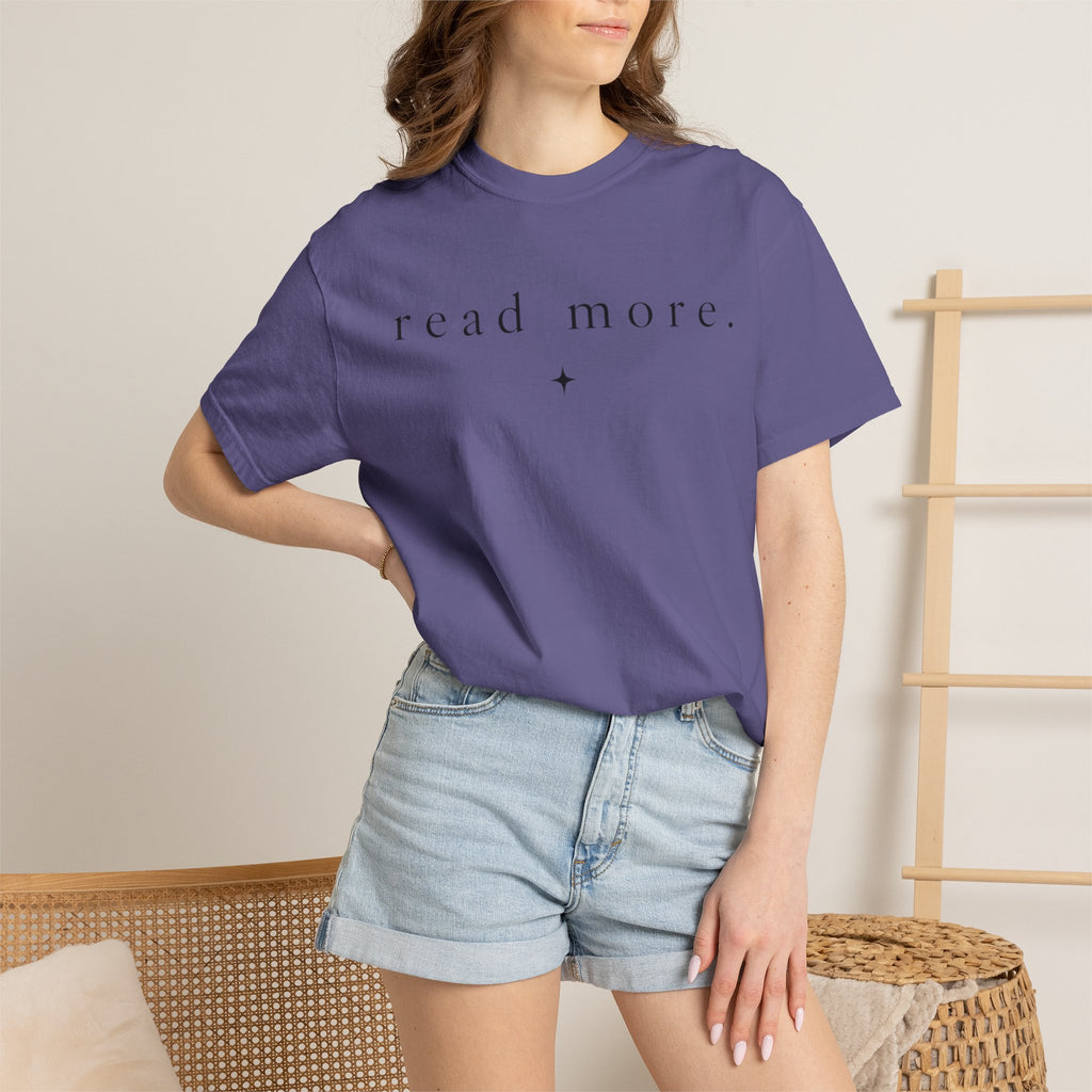 Read More T-Shirt — Minimalist Literary Graphic Tee