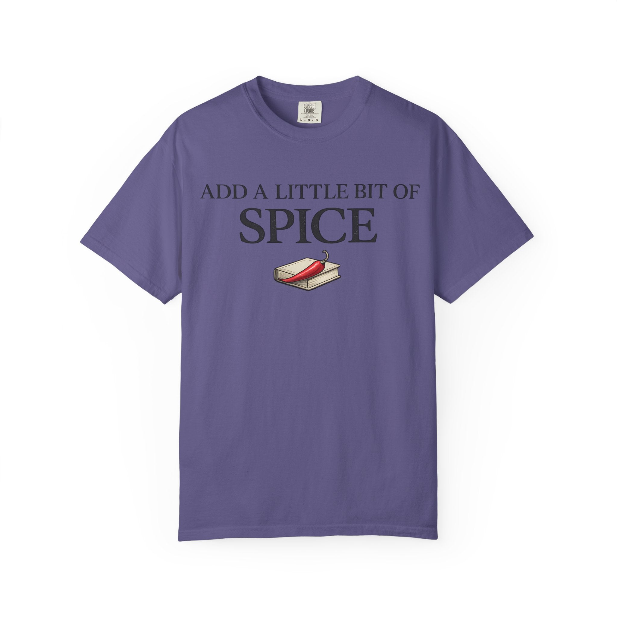 Spice Book T-Shirt — "Add a Little Bit of Spice" Graphic Tee