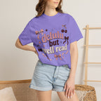 T-Shirt — “Delulu But Well Read” Cute Cherry & Bow Graphic Tee