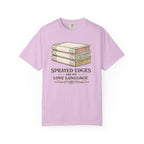 Sprayed Edges Are My Love Language T-Shirt — Book Lover Paperback Aesthetic Tee