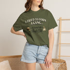 Book Club T-Shirt — "I Tried to Form a Gang... it turned into a Book Club"