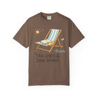 Beach Reading T-Shirt — "Tan Lines & Book Spines" Summer Reader Tee