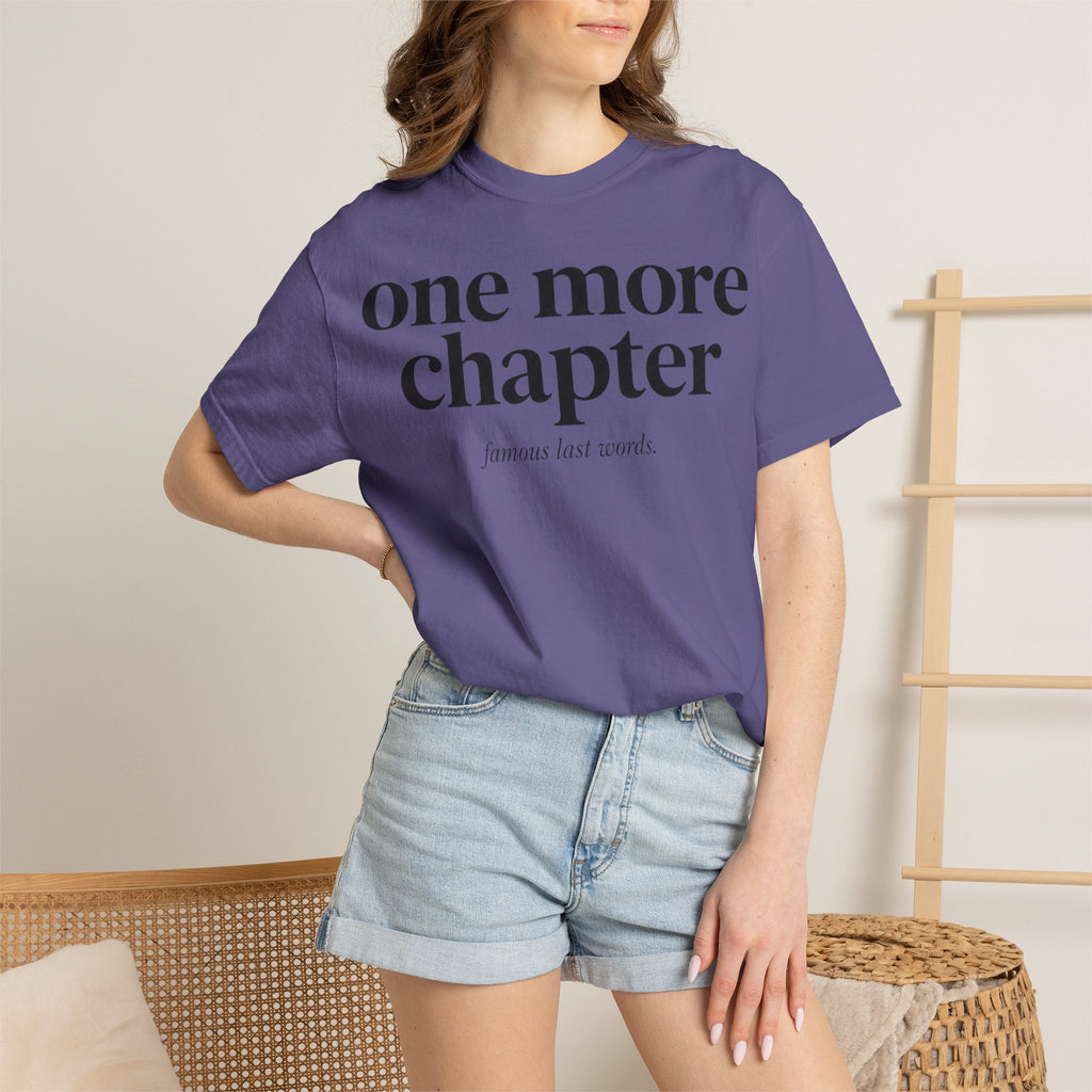 One More Chapter T-Shirt — Reading Lover Graphic Tee