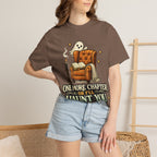 T-Shirt — “One More Chapter or I’ll Haunt You” Ghost Reading Tee