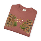 Book Nook T-Shirt — 'I Long Long Walk Down The Book Aisles' Literary Tee