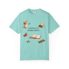 Coffee Icy, Books Spicy T-Shirt — Literary Coffee Lover Tee