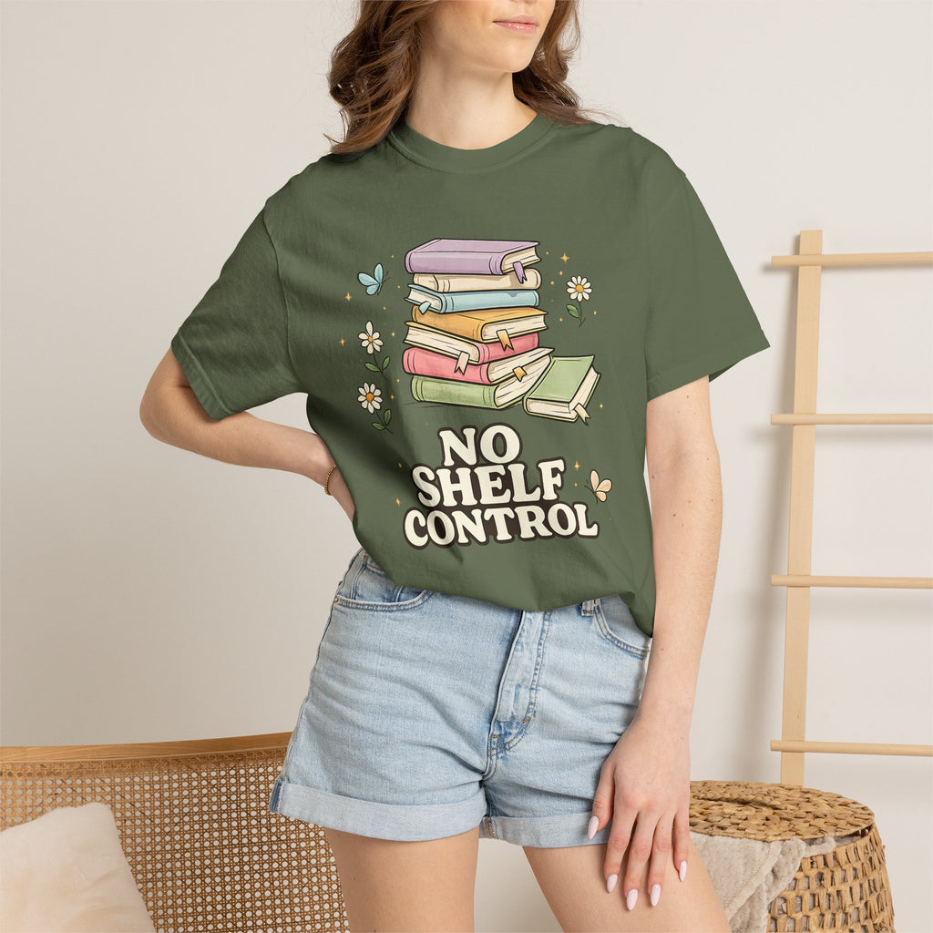 No Shelf Control Bookstack T-Shirt