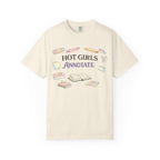 Hot Girls Annotate T-Shirt — Cute Study/Bookish Graphic Tee for Students & Readers