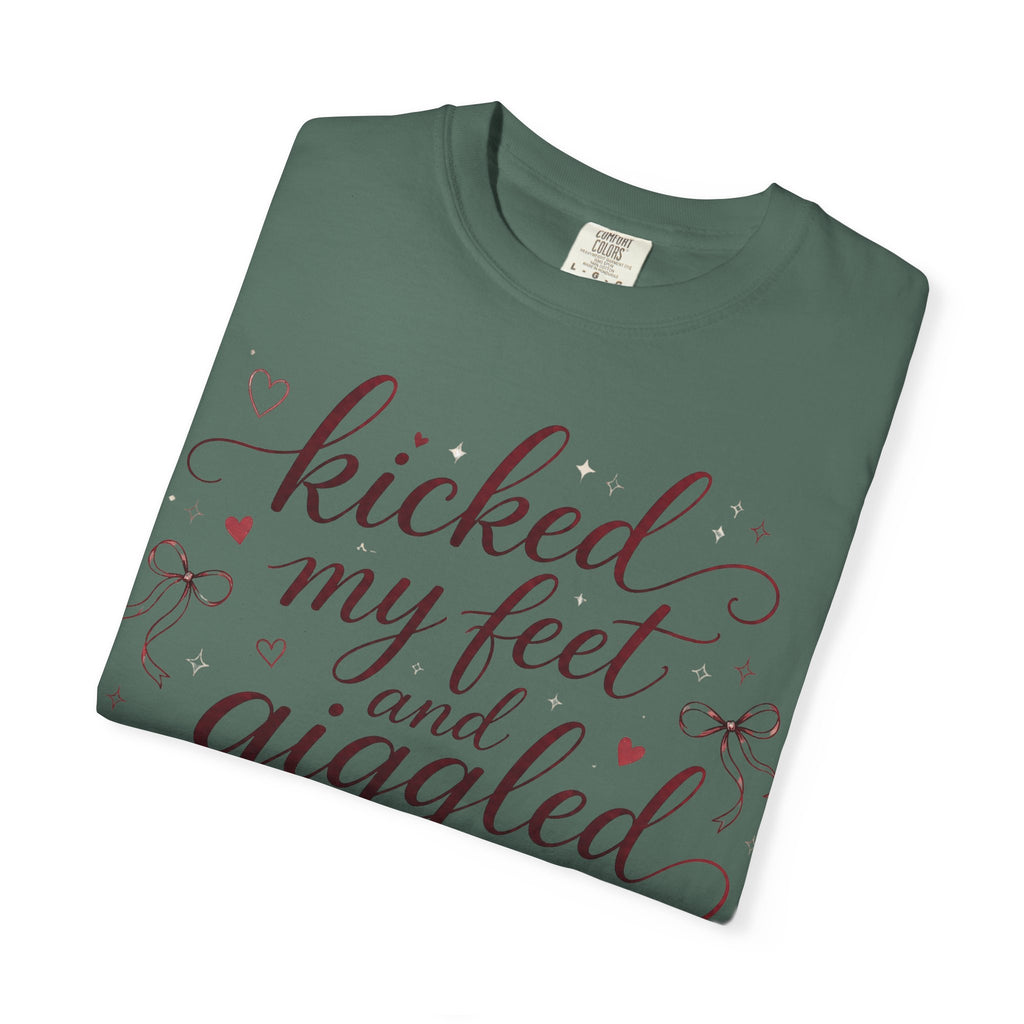 Kicked My Feet and Giggled Booklover T-Shirt