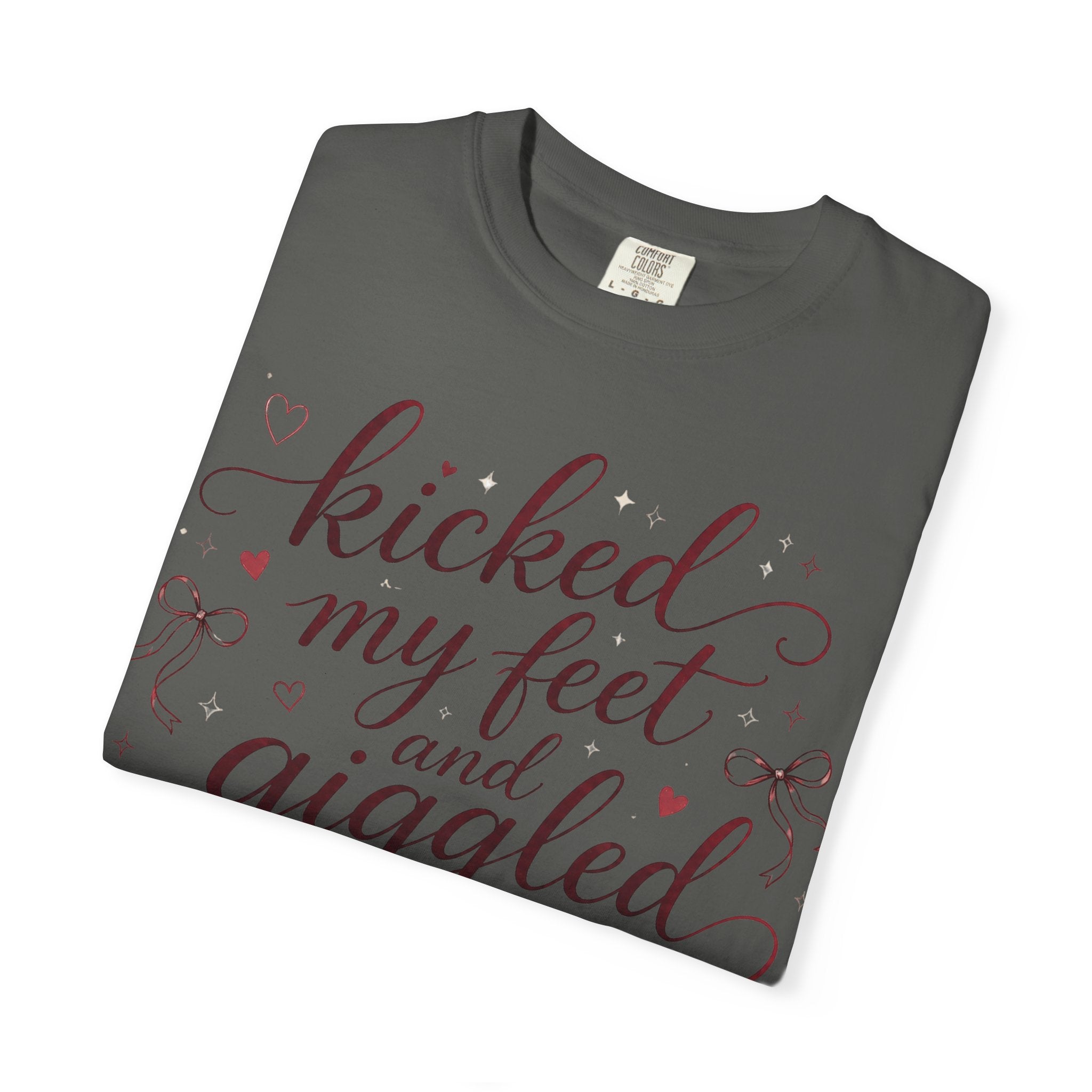 Kicked My Feet and Giggled Booklover T-Shirt