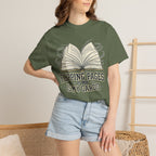 Book Lover T-Shirt — "Flipping Pages Is My Cardio" Graphic Tee
