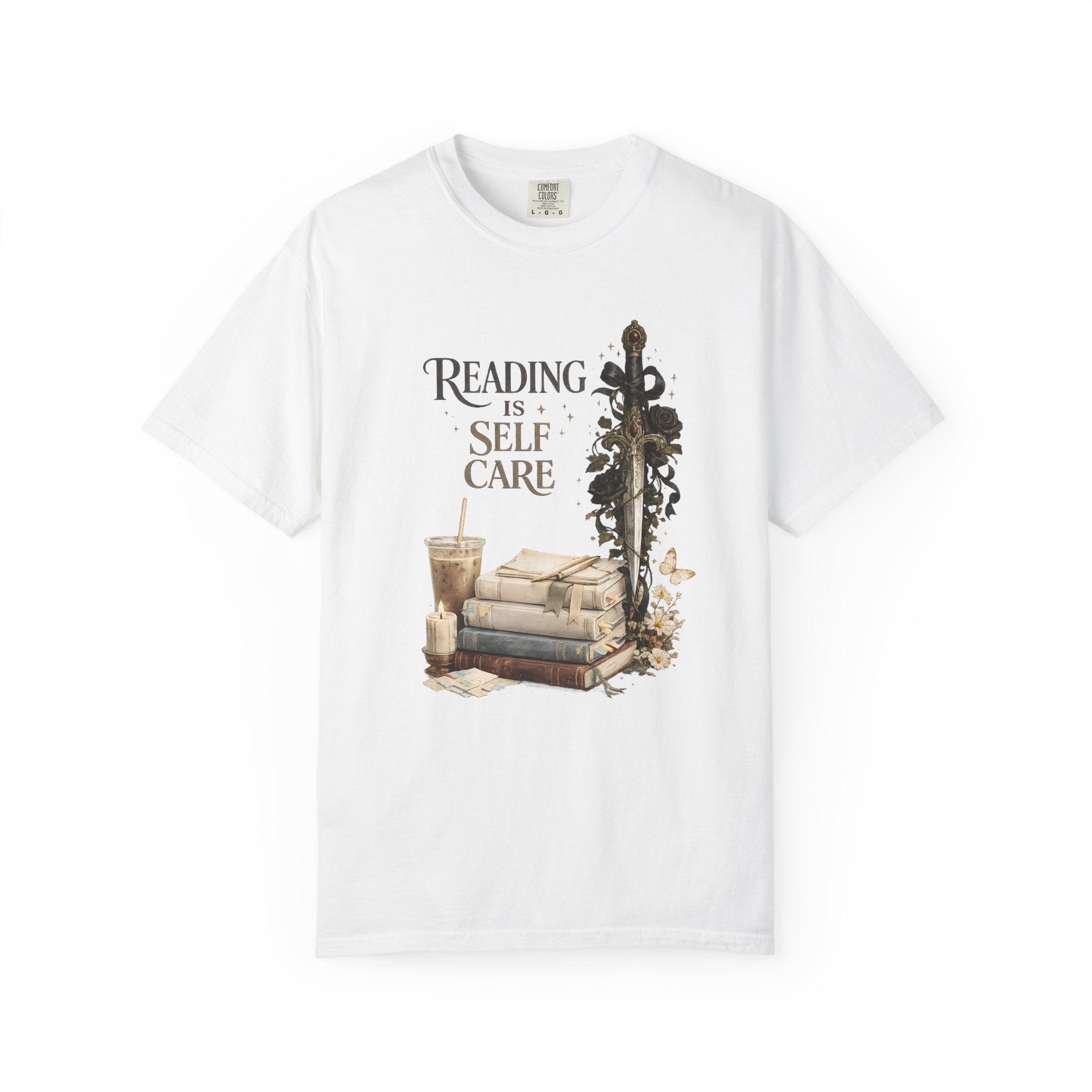 Reading Is Self Care T-Shirt — Cozy Book Lover Tee