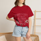 T-Shirt — "Sorry I Can't I'm Busy Reading Smut" Graphic Tee